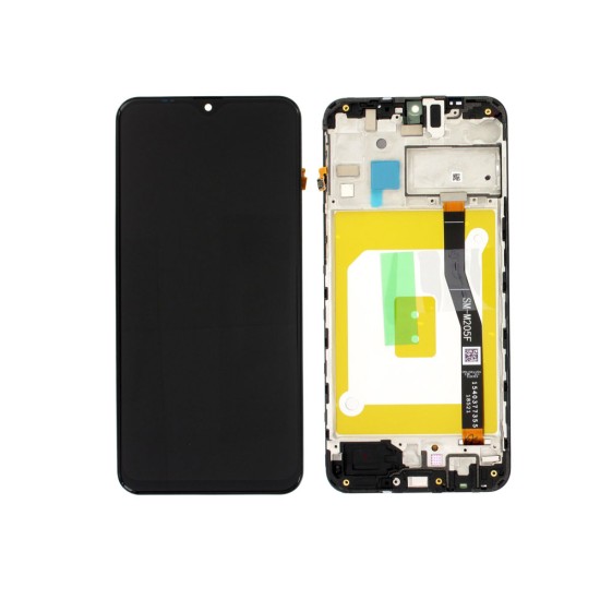 TOUCH+DISPLAY WITH FRAME SAMSUNG GALAXY M20/M205 6.3" SERVICE PACK (GH82-18682A/18724A/18743A) BLACK TOUCH+DISPLAY WITH FRAME SAMSUNG GALAXY M20/M205 6.3" SERVICE PACK (GH82-18682A/18724A/18743A) BLACK